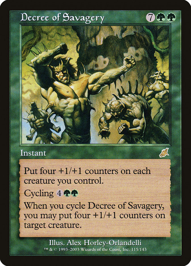 Decree of Savagery [Scourge] | The CG Realm