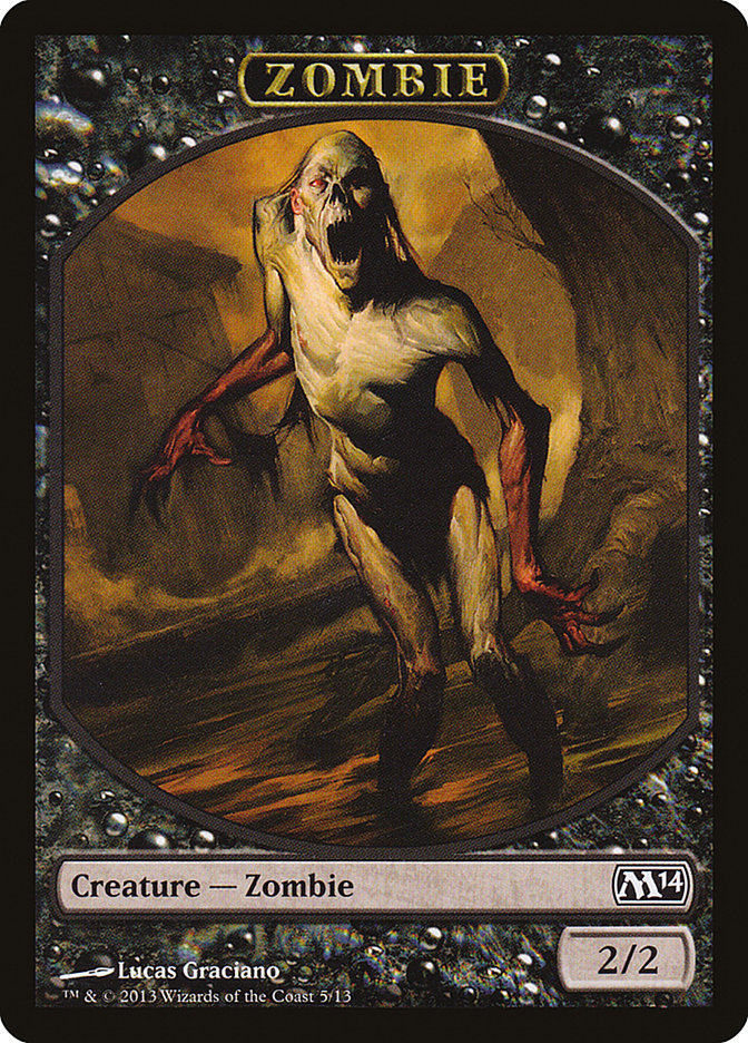 Zombie Token [Magic 2014 Tokens] | The CG Realm