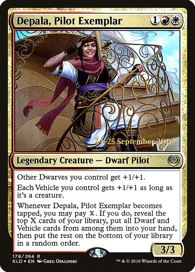 Depala, Pilot Exemplar [Kaladesh Prerelease Promos] | The CG Realm