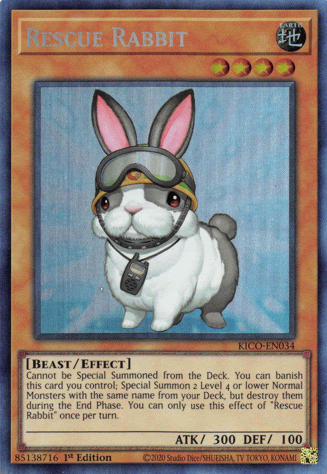 Rescue Rabbit (Collector's Rare) [KICO-EN034] Collector's Rare | The CG Realm