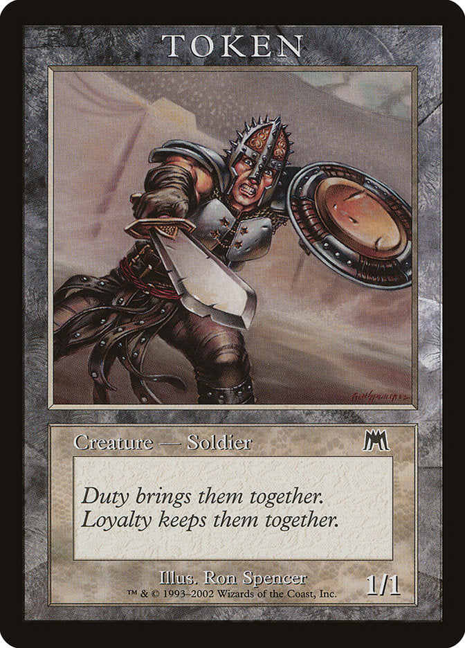 Soldier Token [Magic Player Rewards 2002] | The CG Realm