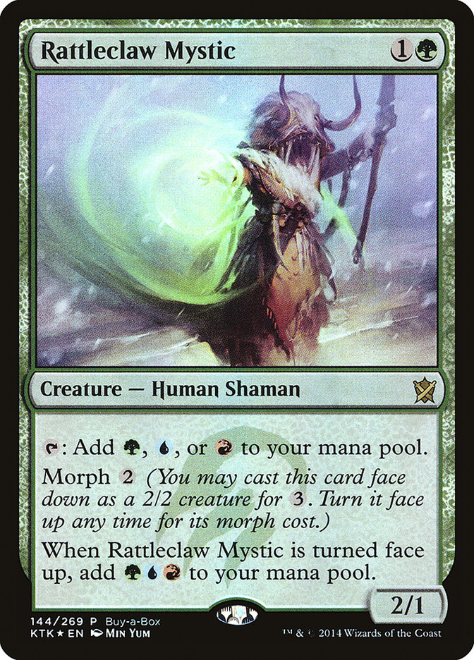 Rattleclaw Mystic (Buy-A-Box) [Khans of Tarkir Promos] | The CG Realm