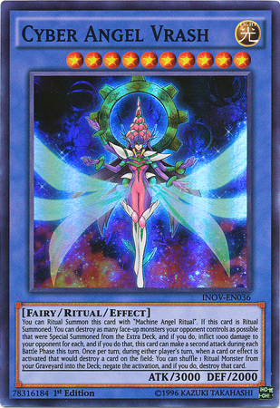 Cyber Angel Vrash [INOV-EN036] Super Rare | The CG Realm