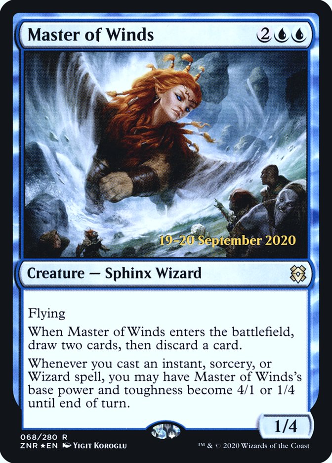 Master of Winds [Zendikar Rising Prerelease Promos] | The CG Realm