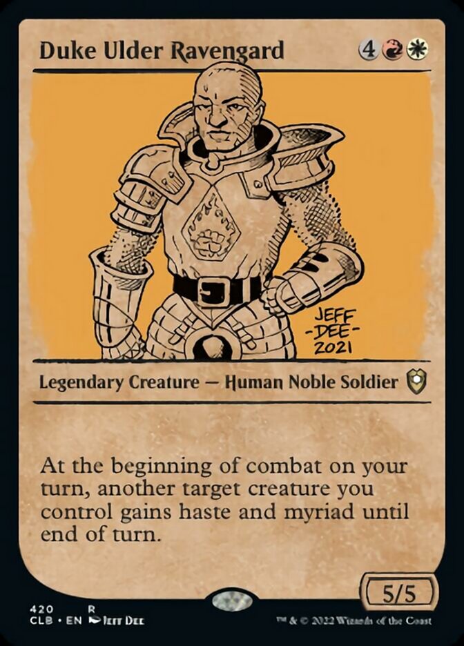 Duke Ulder Ravengard (Showcase) [Commander Legends: Battle for Baldur's Gate] | The CG Realm