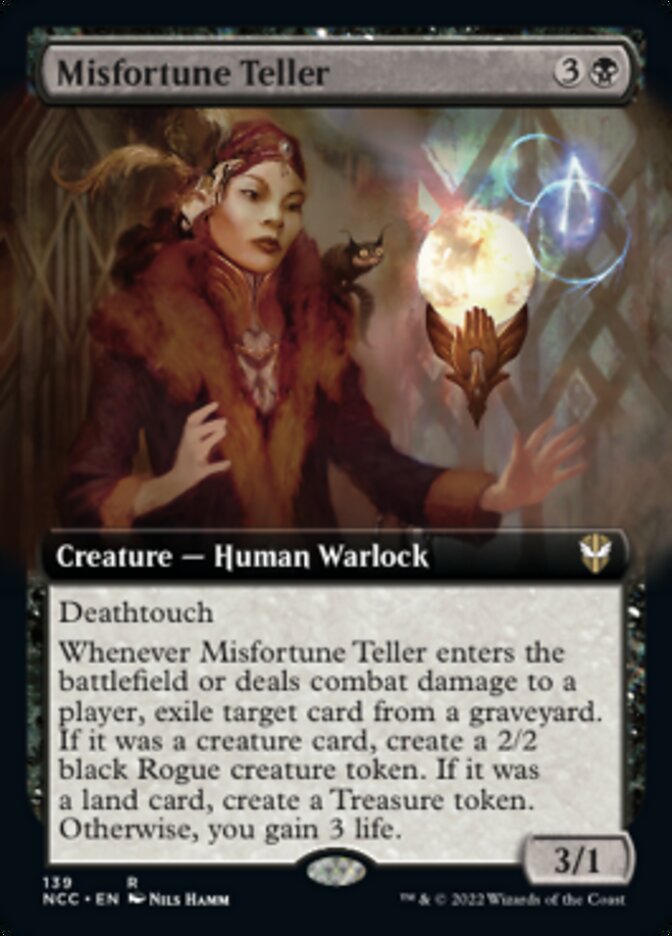 Misfortune Teller (Extended Art) [Streets of New Capenna Commander] | The CG Realm