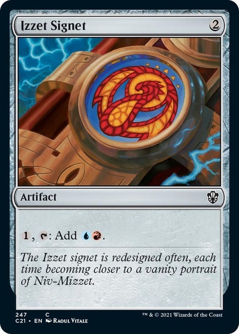 Izzet Signet [Commander 2021] | The CG Realm