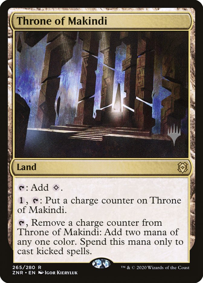 Throne of Makindi (Promo Pack) [Zendikar Rising Promos] | The CG Realm