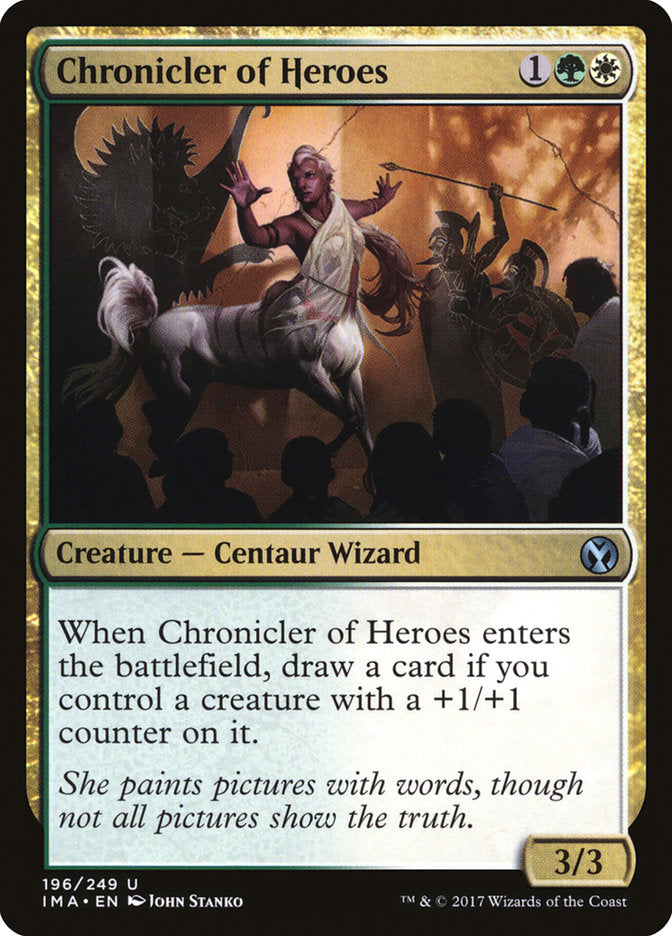 Chronicler of Heroes [Iconic Masters] | The CG Realm