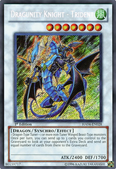 Dragunity Knight - Trident [HA04-EN028] Secret Rare | The CG Realm