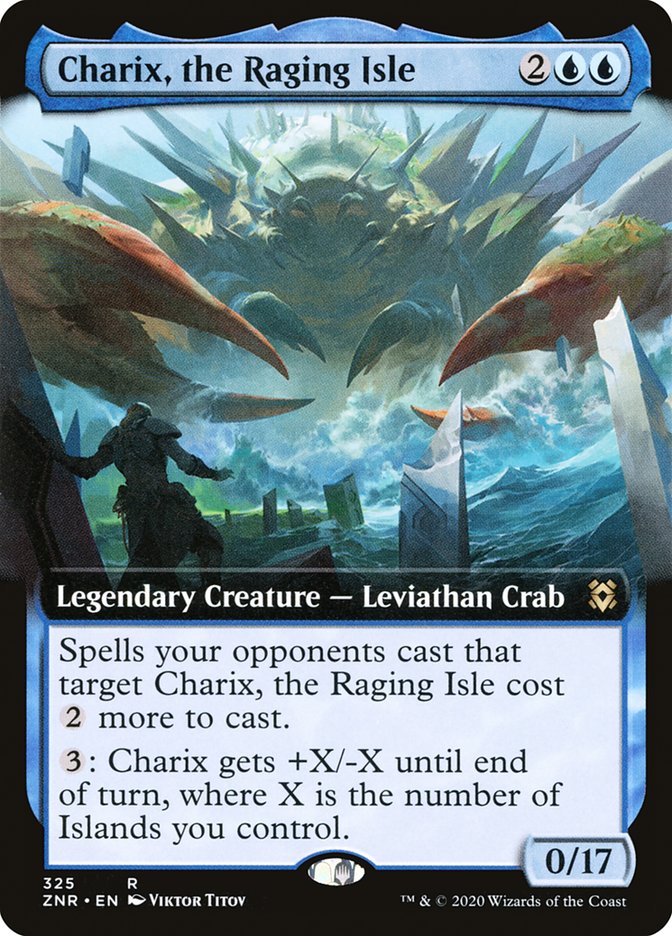 Charix, the Raging Isle (Extended Art) [Zendikar Rising] | The CG Realm