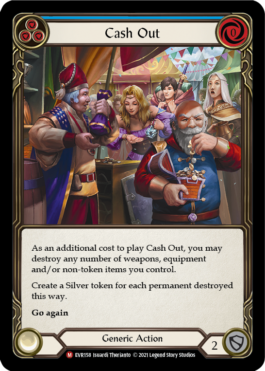 Cash Out [EVR158] (Everfest)  1st Edition Rainbow Foil | The CG Realm