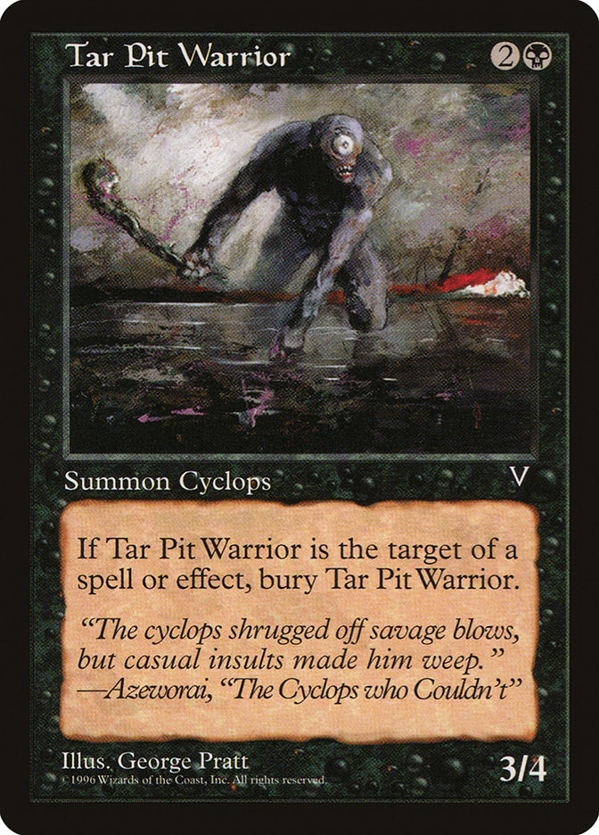 Tar Pit Warrior [Visions] | The CG Realm