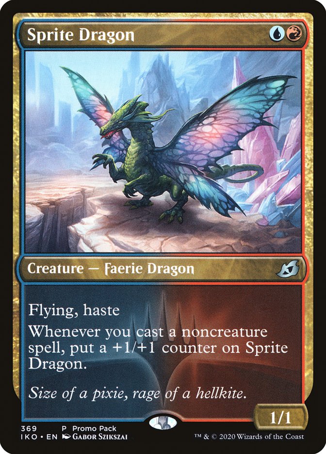 Sprite Dragon (Promo Pack) [Ikoria: Lair of Behemoths Promos] | The CG Realm