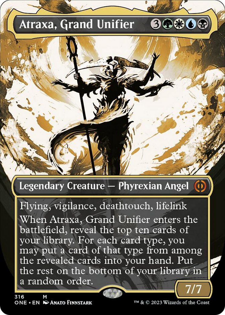 Atraxa, Grand Unifier (Borderless Ichor) [Phyrexia: All Will Be One] | The CG Realm