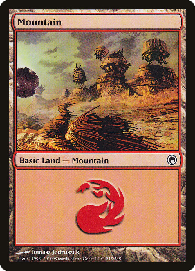 Mountain (245) [Scars of Mirrodin] | The CG Realm