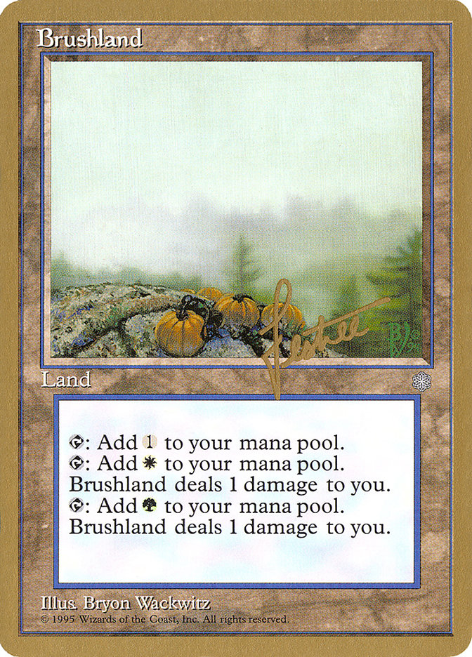 Brushland (Bertrand Lestree) [Pro Tour Collector Set] | The CG Realm