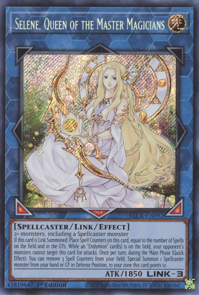 Selene, Queen of the Master Magicians [BLCR-EN092] Secret Rare | The CG Realm