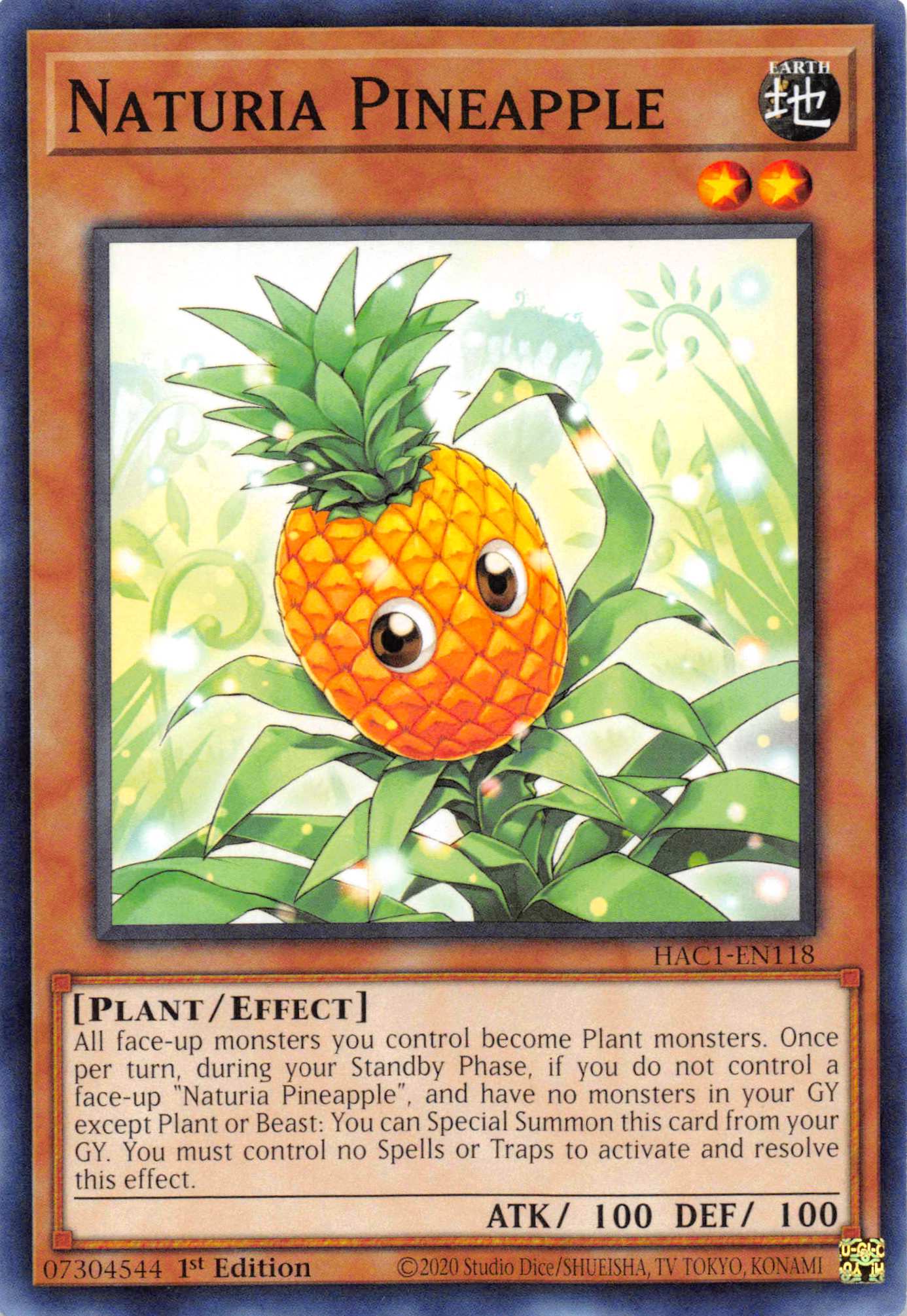 Naturia Pineapple [HAC1-EN118] Common | The CG Realm