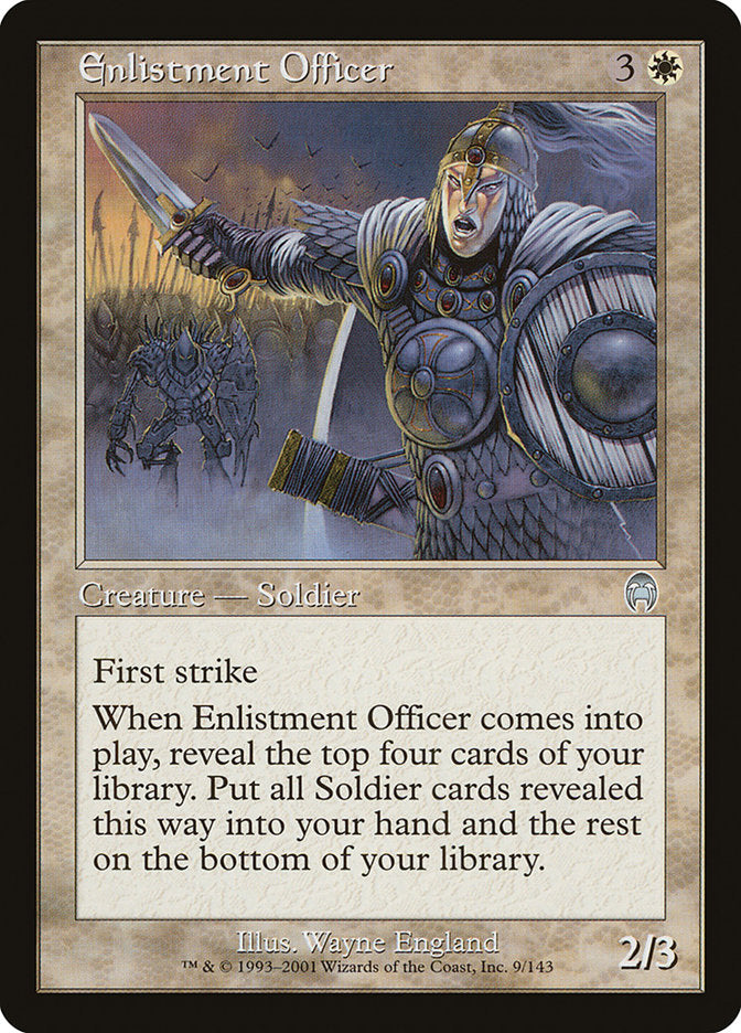 Enlistment Officer [Apocalypse] | The CG Realm