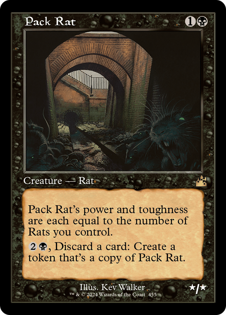 Pack Rat (Retro Frame) [Ravnica Remastered] | The CG Realm