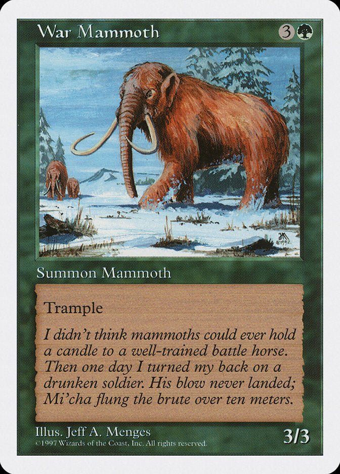 War Mammoth [Fifth Edition] | The CG Realm