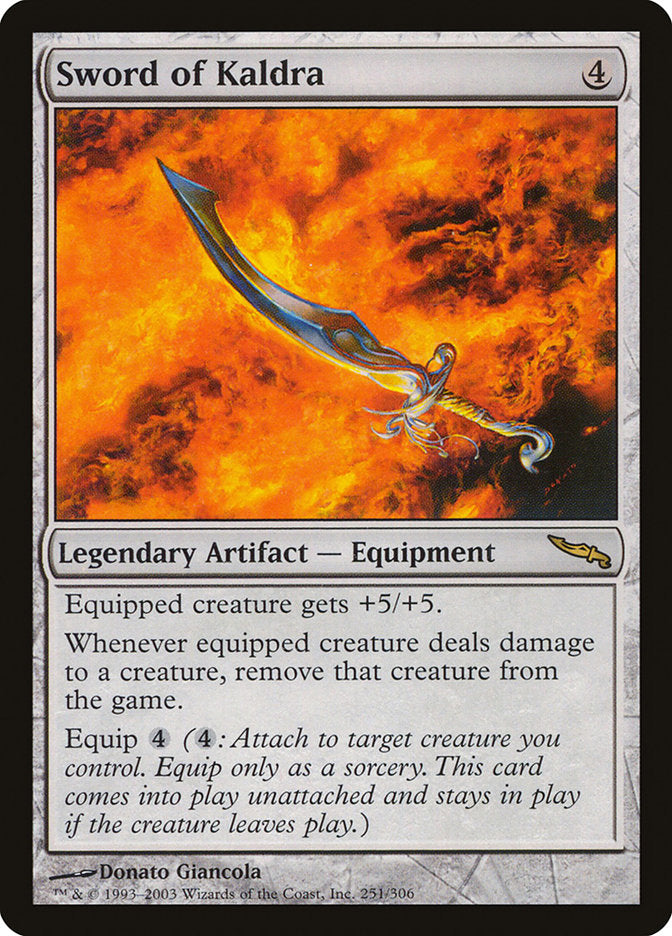 Sword of Kaldra [Mirrodin] | The CG Realm