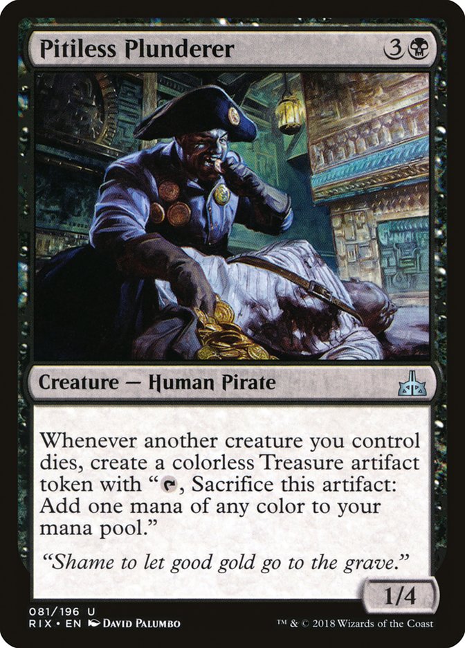 Pitiless Plunderer [Rivals of Ixalan] | The CG Realm