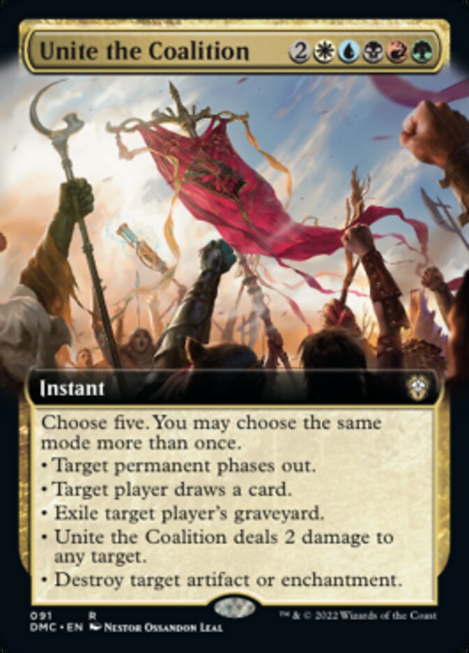 Unite the Coalition (Extended Art) [Dominaria United Commander] | The CG Realm