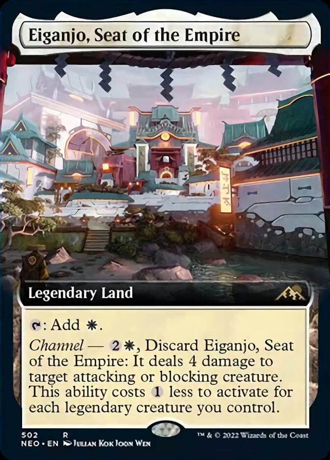Eiganjo, Seat of the Empire (Extended Art) [Kamigawa: Neon Dynasty] | The CG Realm