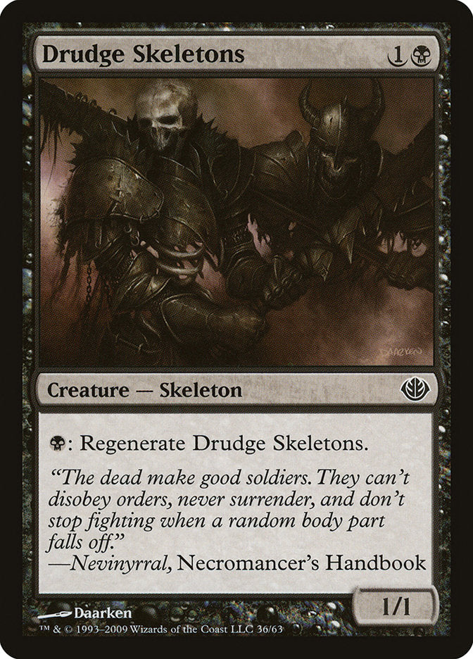 Drudge Skeletons [Duel Decks: Garruk vs. Liliana] | The CG Realm