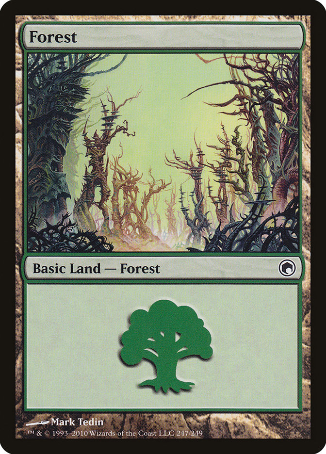 Forest (247) [Scars of Mirrodin] | The CG Realm