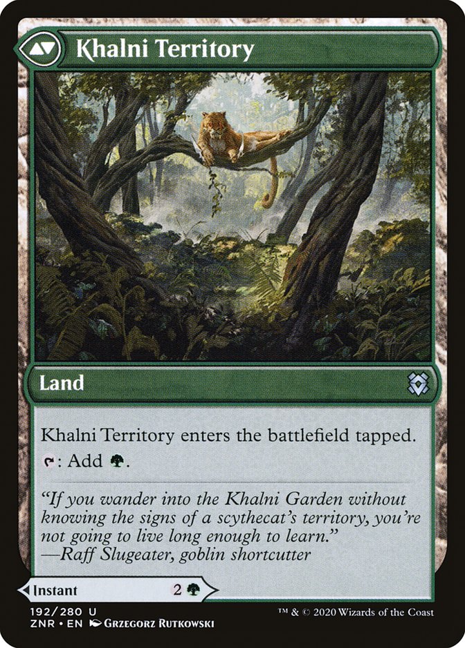 Khalni Ambush // Khalni Territory [Zendikar Rising] | The CG Realm
