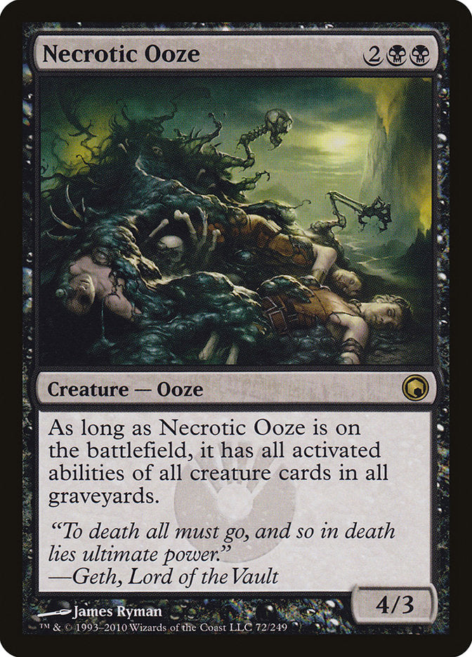 Necrotic Ooze [Scars of Mirrodin] | The CG Realm