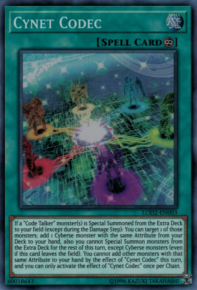 Cynet Codec (Legacy of the Duelist: Link Evolution) [LOD2-EN003] Super Rare | The CG Realm