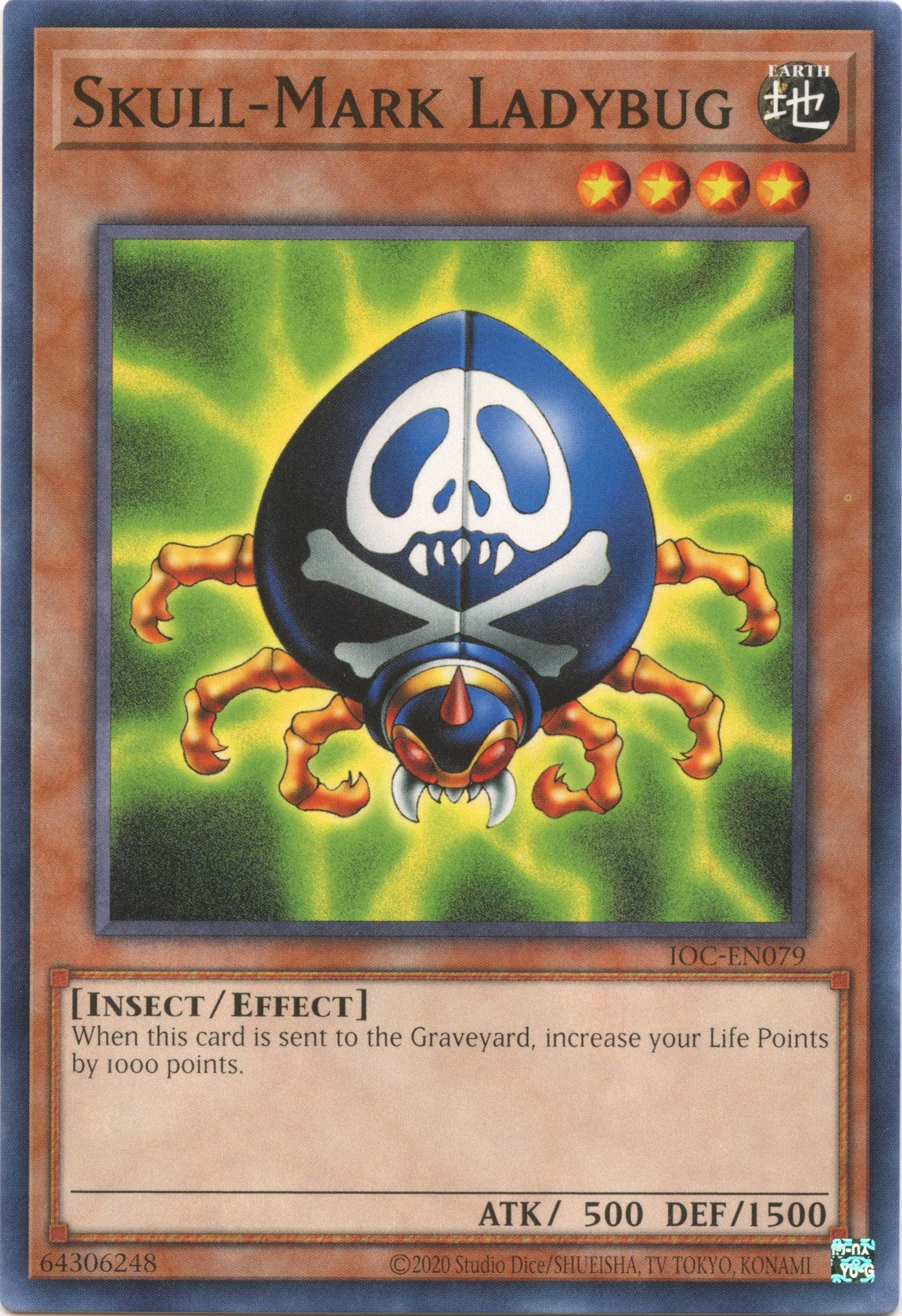 Skull-Mark Ladybug (25th Anniversary) [IOC-EN079] Common | The CG Realm