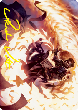 Revel in Silence Art Card (Gold-Stamped Signature) [Strixhaven: School of Mages Art Series] | The CG Realm
