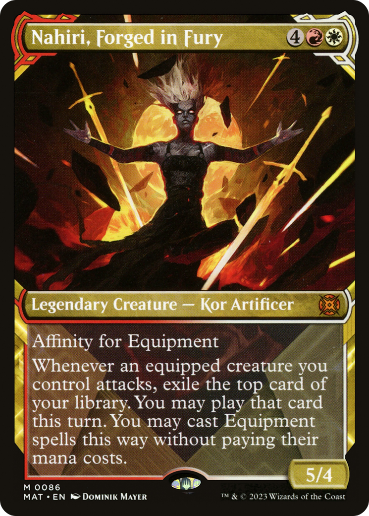 Nahiri, Forged in Fury (Showcase) [March of the Machine: The Aftermath] | The CG Realm