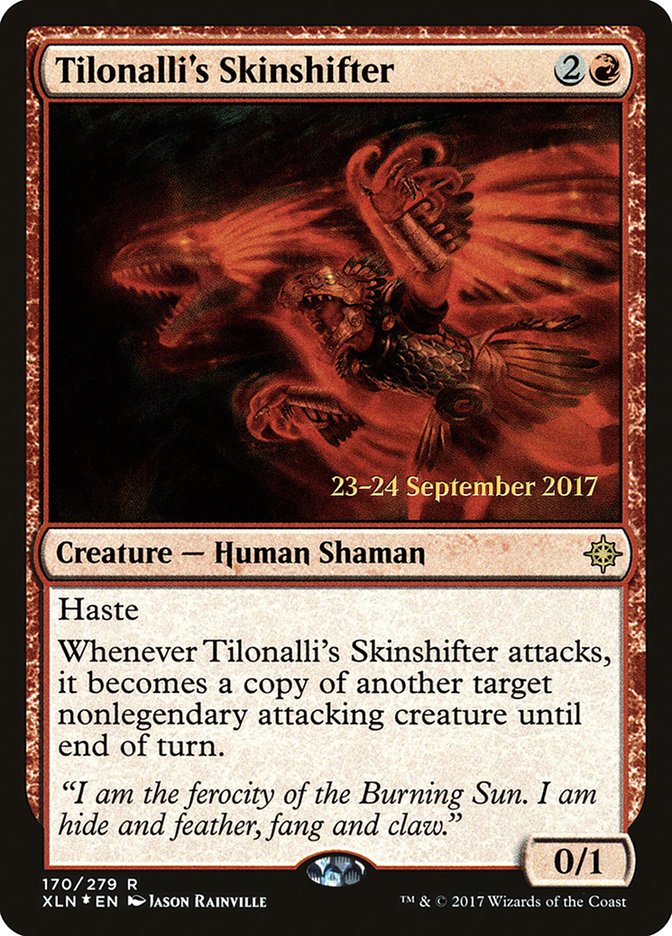 Tilonalli's Skinshifter [Ixalan Prerelease Promos] | The CG Realm