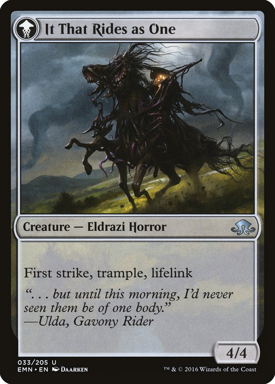 Lone Rider (EMN-033) - Eldritch Moon: (mooneldrazidfc)