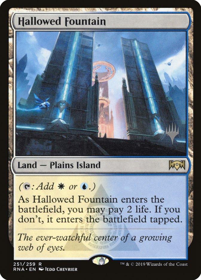 Hallowed Fountain (Promo Pack) [Ravnica Allegiance Promos] | The CG Realm