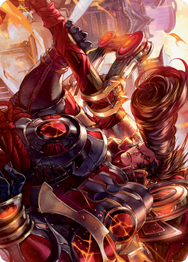Upriser Renegade Art Card [Kamigawa: Neon Dynasty Art Series] | The CG Realm