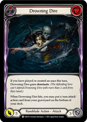 Drowning Dire (Red) [EVR110] (Everfest)  1st Edition Rainbow Foil | The CG Realm