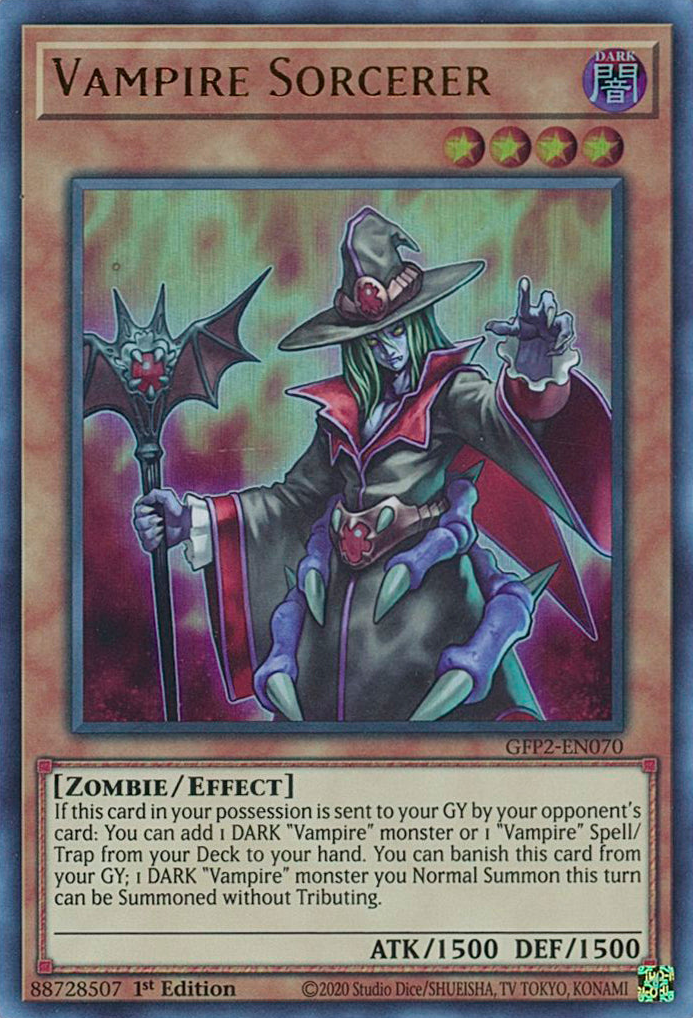 Vampire Sorcerer [GFP2-EN070] Ultra Rare | The CG Realm