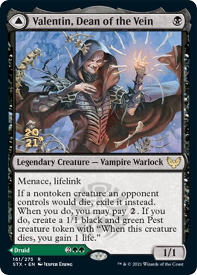 Valentin, Dean of the Vein (PRE-161) - Strixhaven: School of Mages Promos Foil