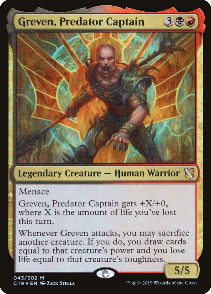 Greven, Predator Captain [Commander 2019] | The CG Realm