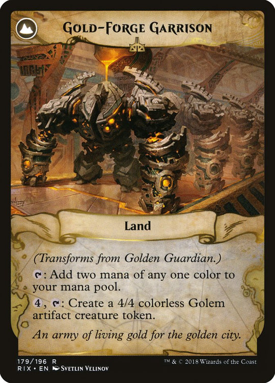 Golden Guardian (RIX-179) - Rivals of Ixalan: (compasslanddfc)