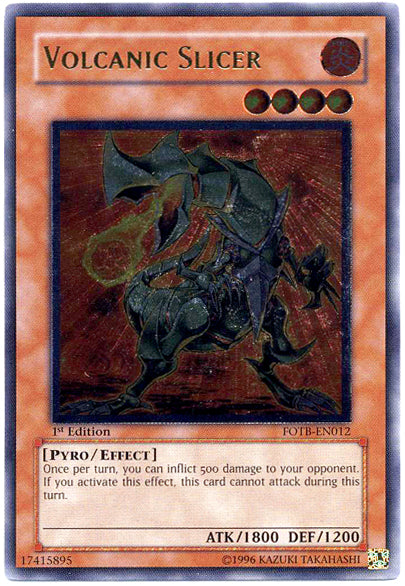 Volcanic Slicer [FOTB-EN012] Ultimate Rare | The CG Realm