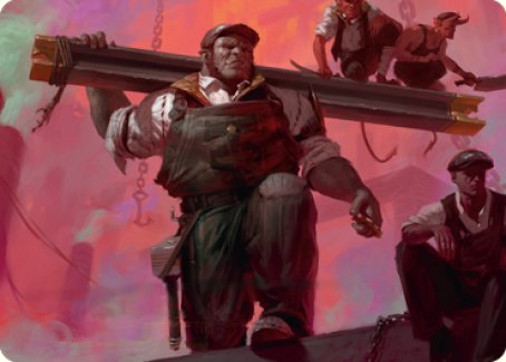 The Beamtown Bullies Art Card [Streets of New Capenna Art Series] | The CG Realm