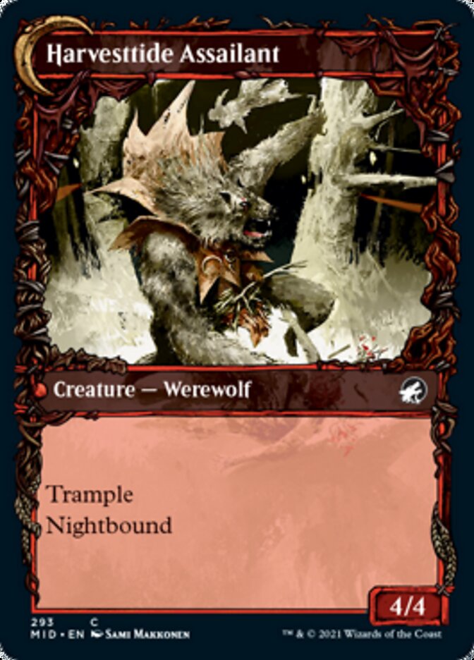 Harvesttide Infiltrator (Showcase) (MID-293) - Innistrad: Midnight Hunt: (Showcase, Double Faced Transform)